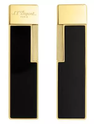 S.T. Dupont Twiggy Feuerzeug schwarz gold