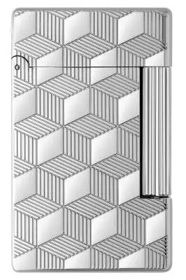 S.T. Dupont Initial Palladium Cube Feuerzeug