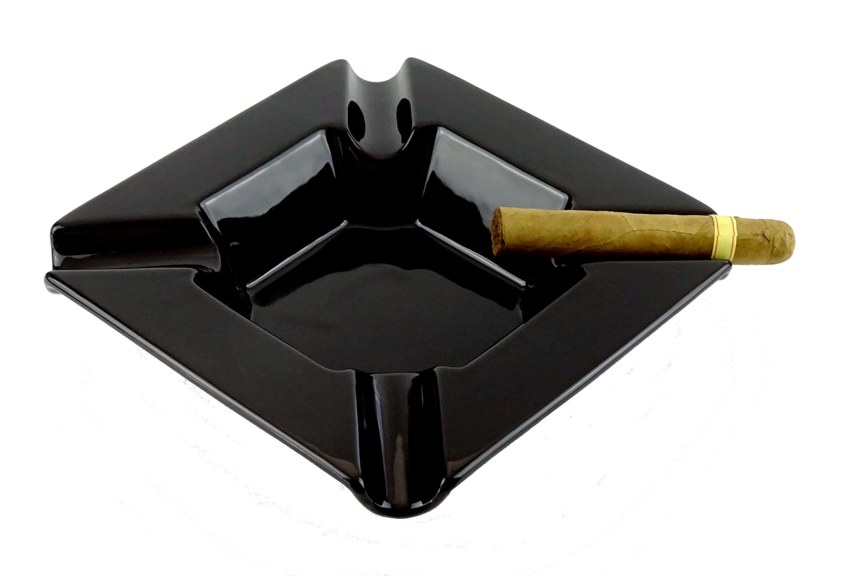 Passatore Zigarren Aschenbecher Zigarrenascher schwarz