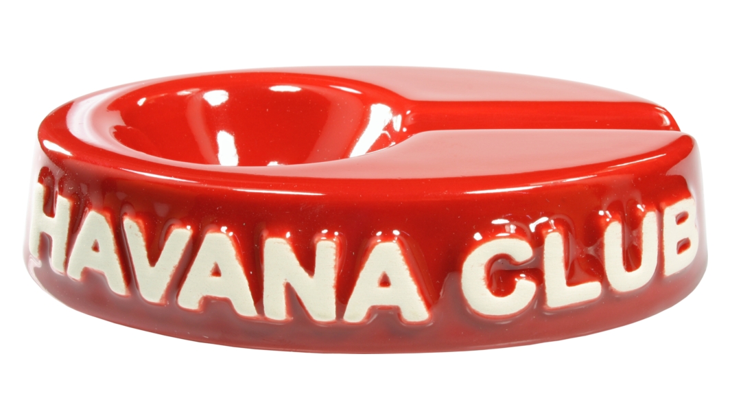 Havana Club Chico rot Zigarrenascher Keramik