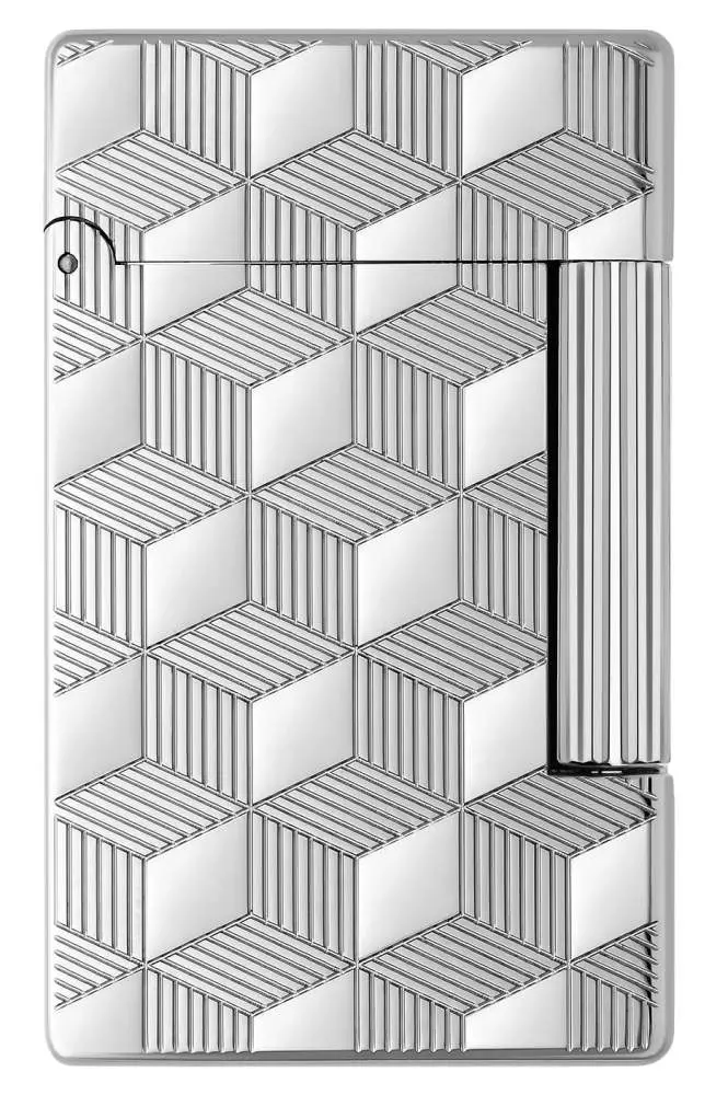 S.T. Dupont Initial Palladium Cube Feuerzeug
