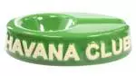 Havana Club Zigarrenascher Chico Keramik grün glänzend 1 Ablage 13x9x3cm