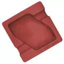 Les Fines Lames Dyad Red 2 Ablagen Zement rot 15x15x3cm